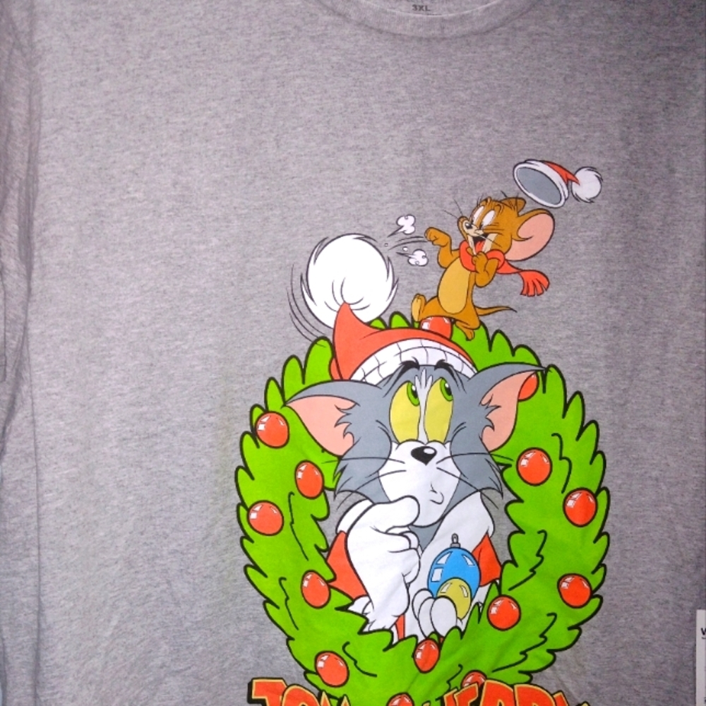 Tom & Jerry Xmas Tee 3XL